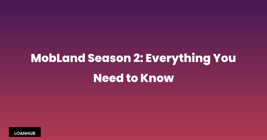 MobLand Season 2: Everything You Need to Know