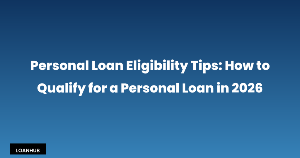 Personal Loan Eligibility Tips: How to Qualify for a Personal Loan in 2026